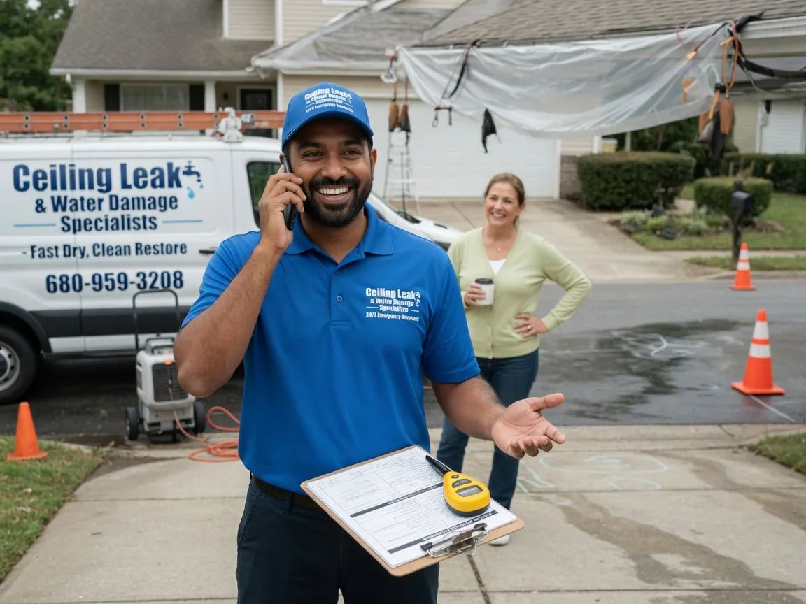 Ceiling Leak Cleanup Hartstown, PA FAQs
